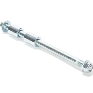 Front axle with spacers for EBOX 1 & EBOX 2 models .